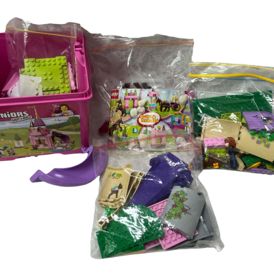 Pink Lego container and part sets Lot #6