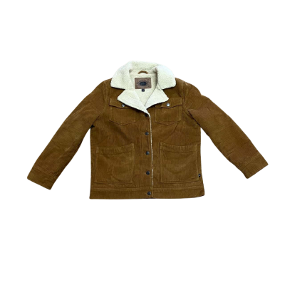 Rusty Brown Grammar Sherpa Corduroy Jacket Size XS