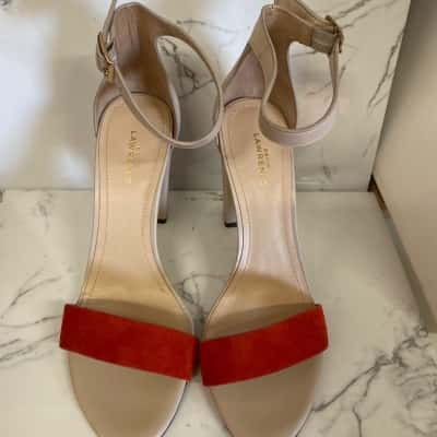 David Lawrence Womens  Size 40 Heels Beige / Orange 