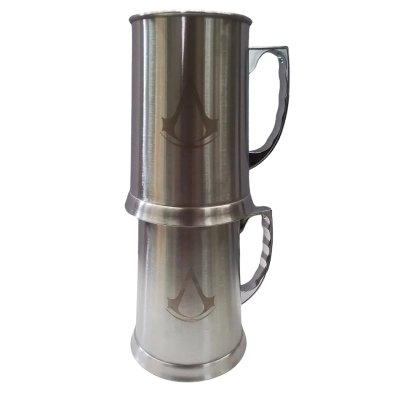 ASSASSINS CREED Black Flag Stainless Steel Tankard
