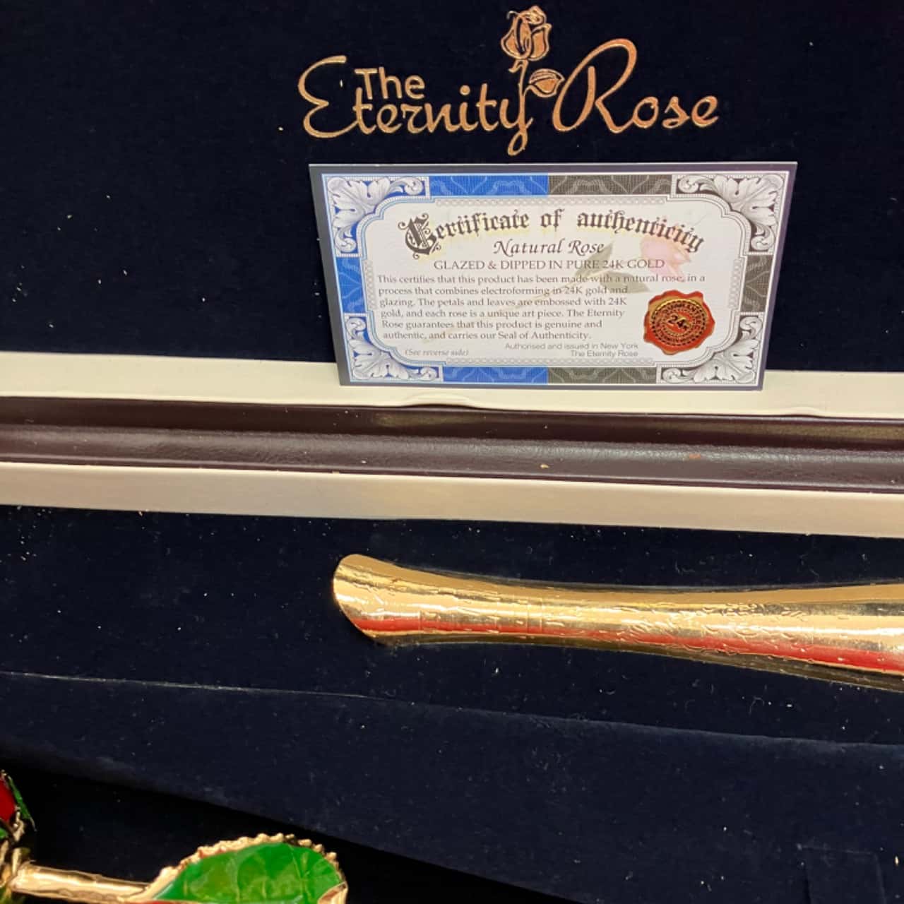 Eternity Roses Gold The Eternity Rose Glazed & Dipped pure 24k gold (s) - New Without Tags ...
