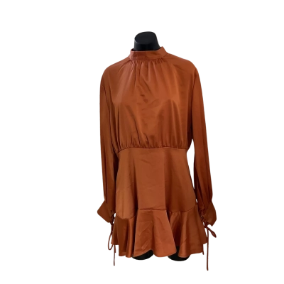 Petal + Pup Womens  Size L Cocktail Dress Burnt Orange 