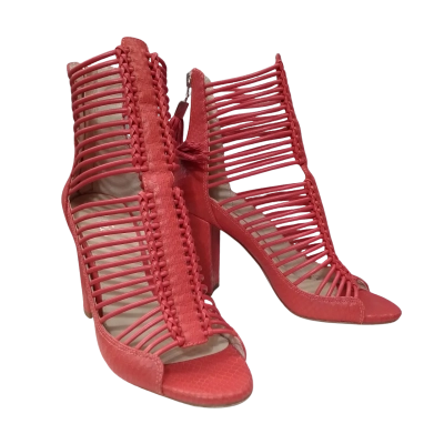 Wittner Women's Size 37 Coral Scale-pattern Heels