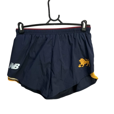 New Balance Womens  Size S Gym Shorts Navy Blue / Yellow 