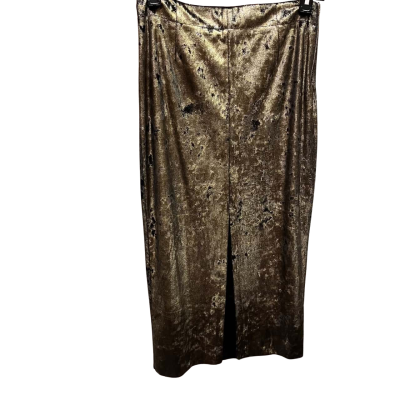 Luxury Designer MASSCOB (Spain) Velvet Midi Skirt Size EUR 38/ AUS 8-10