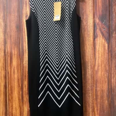 Liz Jordan   Size 10 Black  / White dress new 