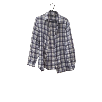Men’s Country Road  Size M Flannel Shirt Checked / Navy Blue 