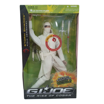 2009 G.I. Joe The Rise Of Cobra Storm Shadow Electronic 12" Action Figure - New In Box