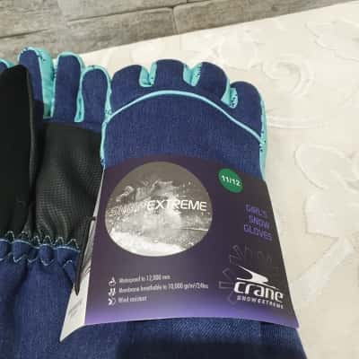 Crane Womens Gloves Blue / Other snow gloves size 11/12