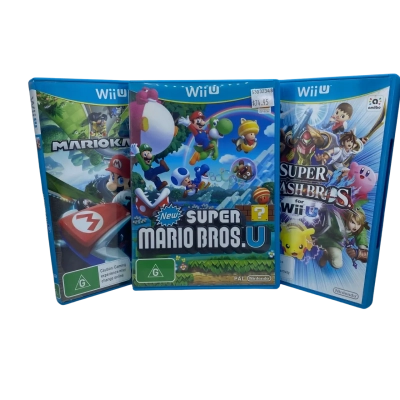 Wii U 3 Mario Games