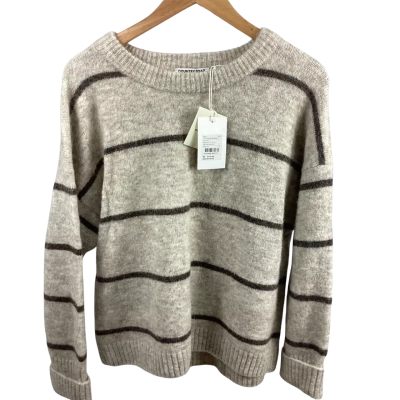 Country Road Metallic Str Knit Jumper - Oat Size L