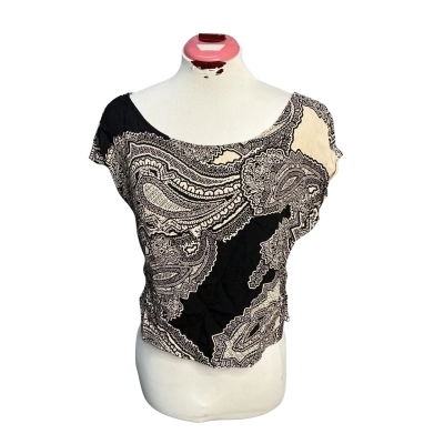 Witchery Womens  Size 10 Blouse Black  / White 
