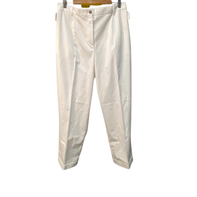 BNWT Reiss Womens  Size 16 Straight Leg Pants White RRP £150.00