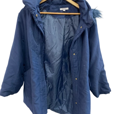 Mens Size 16 Puffer Jacket Navy Blue 