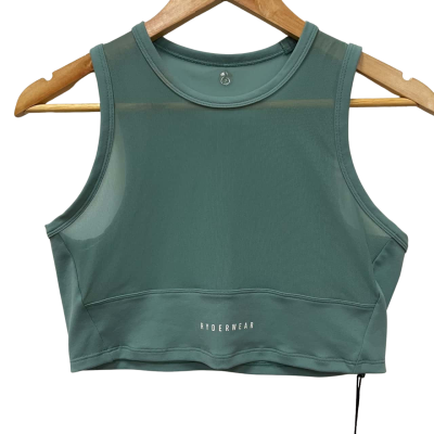 Ryderwear Teal Green Revival Mesh Tank Size M