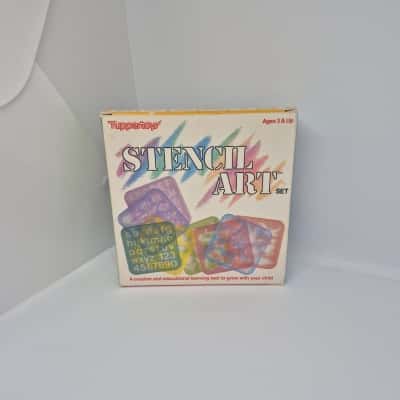 Tuppertoys Stencil Art Set 1980's