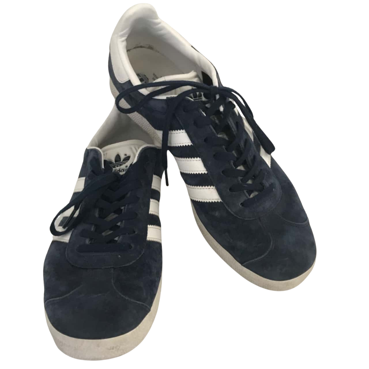 Adidas Mens Size 7 5 8 Navy Blue White Gazelle Suede Casual Lace Ups s adidas-mens-size-7-5-8-navy-blue-white-gazelle-suede-casual-lace-ups-s