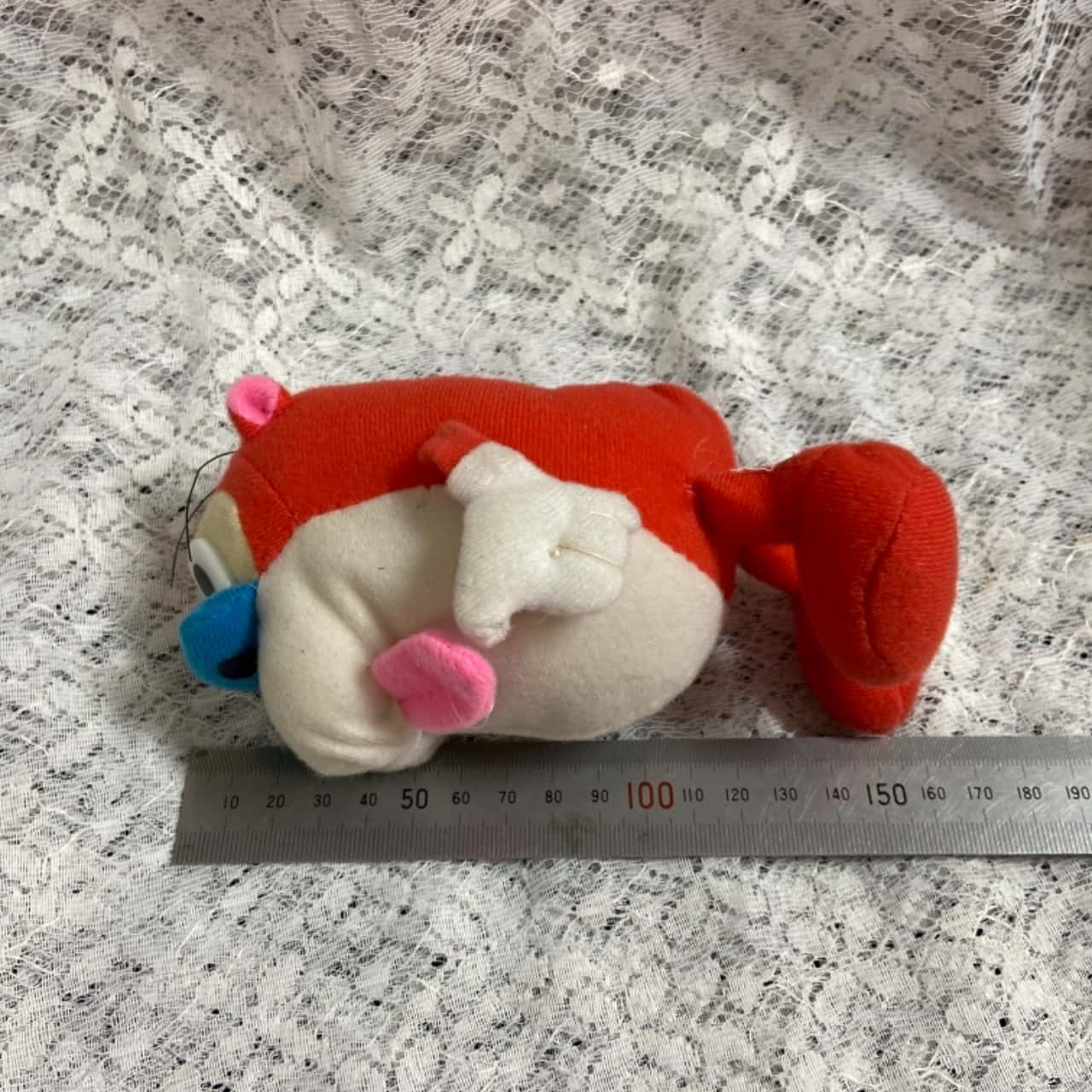 Vintage 'Stimpy' J Cat Plush Toy 17cm Bensons Showbags (No Tag) 1995