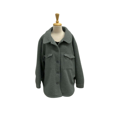 Atmos&Here Solstice Boucle Shacket.  Size 24.  New with tags