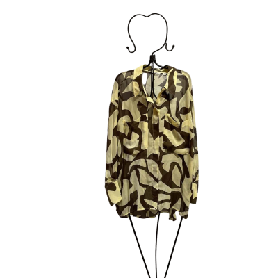 Country Road Womens  Size 16 Long Sleeve Shirt Animal print 