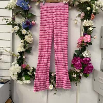 Seafolly Womens  Size 12 / M Flared Pants Pink  