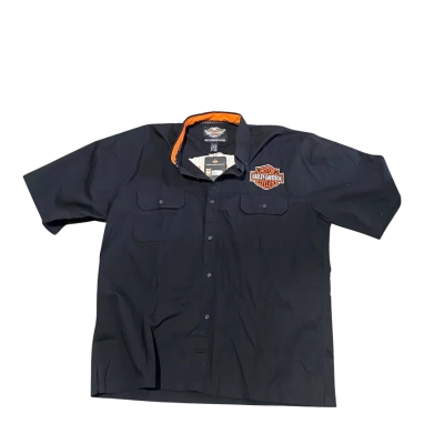 Harley Davidson Mens  Size 3XL Short Sleeve Shirt Black  