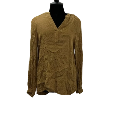 Seed Womens  Size 6 Long Sleeve Top Mustard 