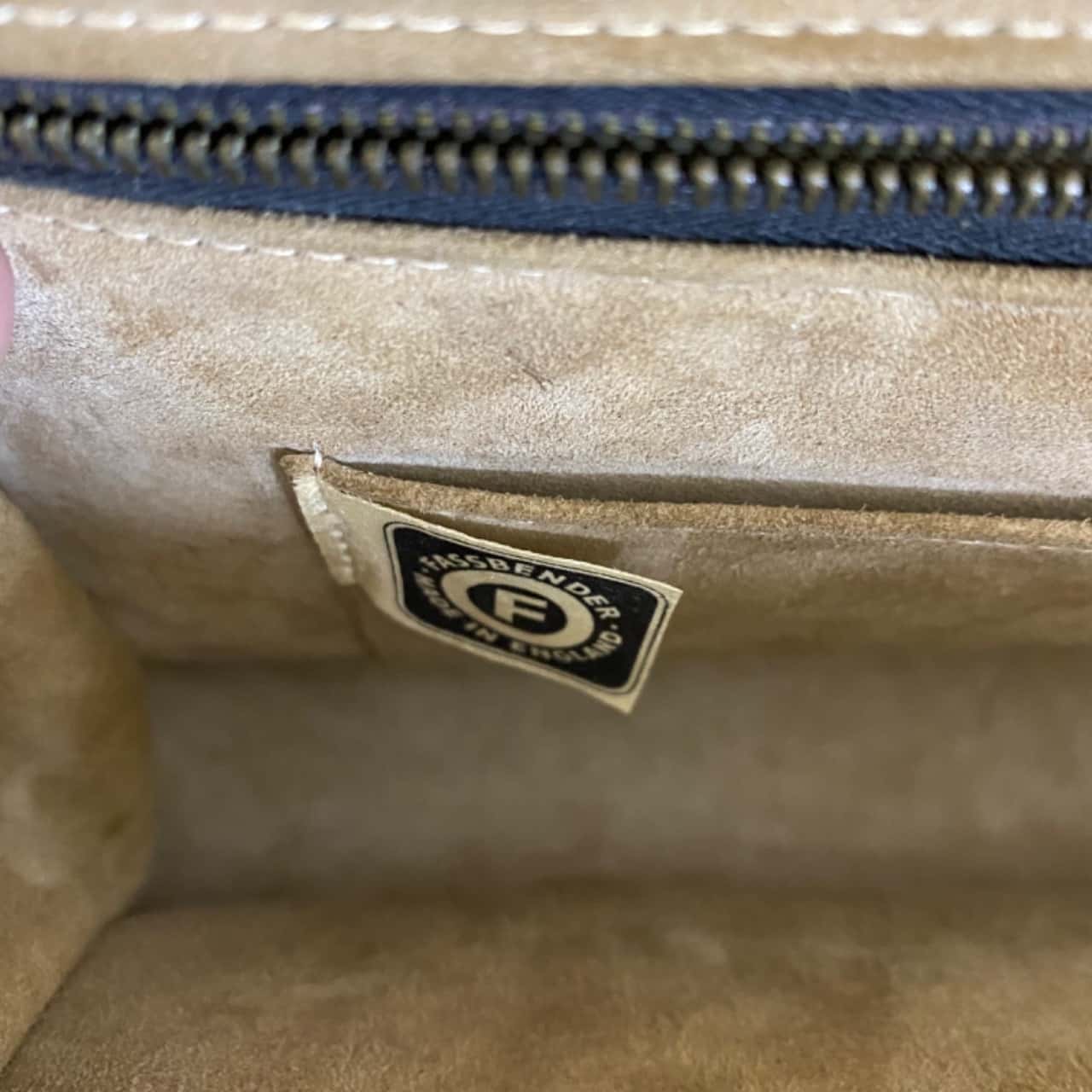 1950’s Fassbender Handbag Black Leather(s)