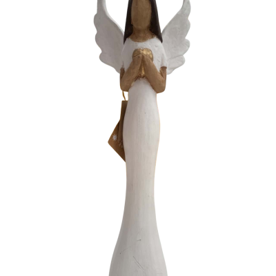 Angel hand carved wood