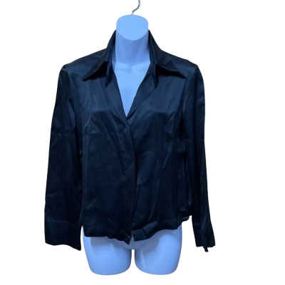 Carla Zampatti Womens  Size 10 Blouse Black  