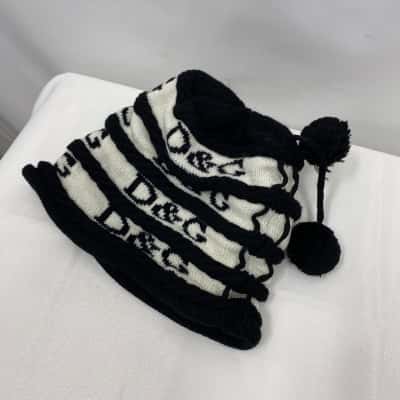 Unbranded Women's Beanie Black  / White 