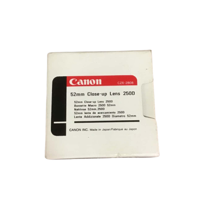 Canon 250D 52mm Close-Up Lens
