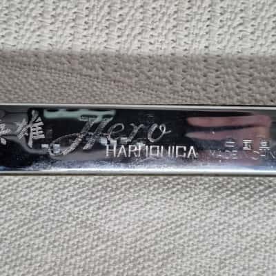 Vintage 1960's Hero Harmonica 48 Holes in Original Box