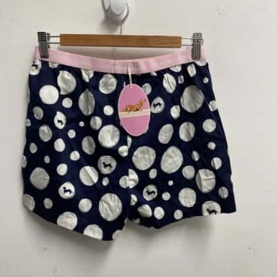 Peter Alexander Womens  Size S Pyjamas shorts Navy Blue / White 