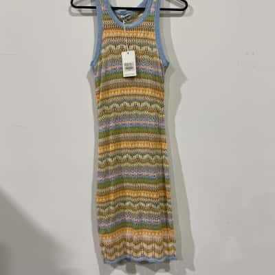 Ghanda Womens  Long Multicoloured Dress RRP $59