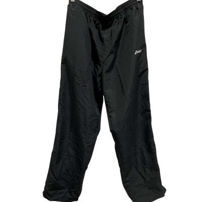 ASIC’S Men’s Straight Leg Wms Zip Trackpants - Size XL - Black - Tags Still Attached