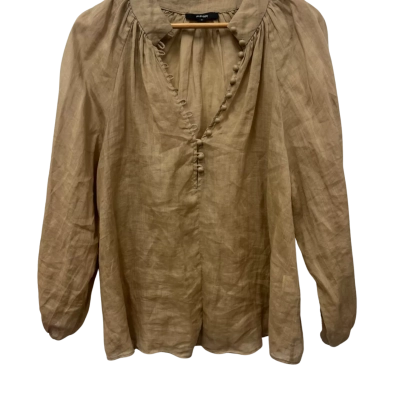 Piper Womens  Size 8 Long Sleeve Top Brown 