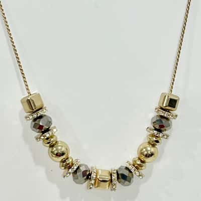 BNWT Park Lane Diamonte’/Charm Detail Necklace 