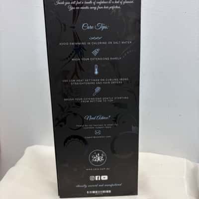 Human Remy Hair Extensions - Dark Brown/Black