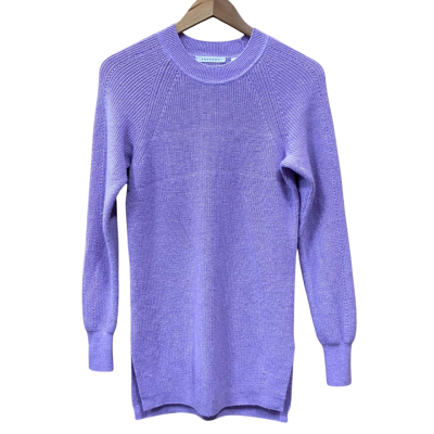 Trenery Lavender Purple Wool Blend Knit Jumper Size XS