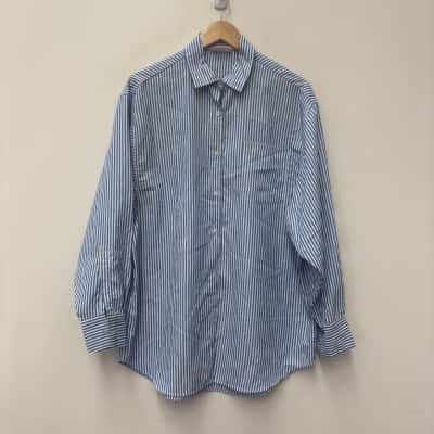 Showpo Womens  Size 8 Blue / Striped / White 