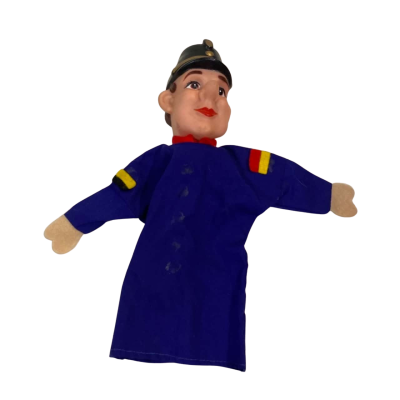 Vintage Police Officer Hand Puppet 