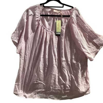 Millers Womens  Size 20 Short Sleeve Top Pink  Spring / Summer RRP $50