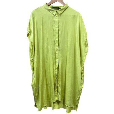 ELK Chartreuse Shirt Dress Size M/L