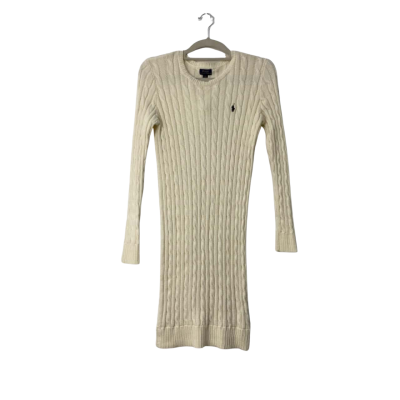 Polo Ralph Lauren age 12/14 Off White winter dress