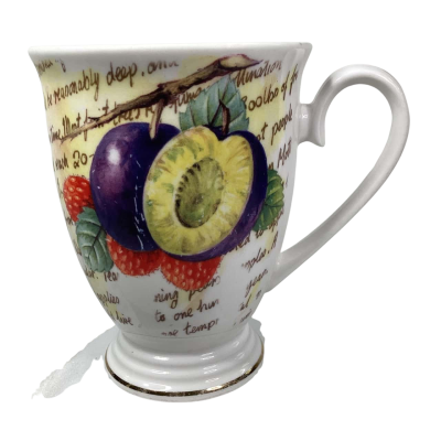 Royal Grafton Parchment Fruit fine bone China coffee mug