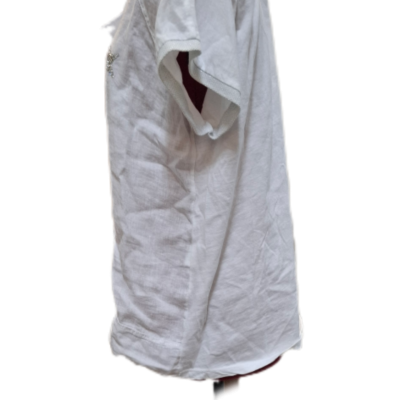  Wednesday Julu Womens  Size One Size Short Sleeve Top White 