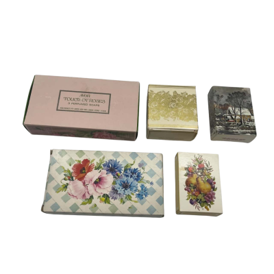 Vintage Avon Floral Soap Bundle