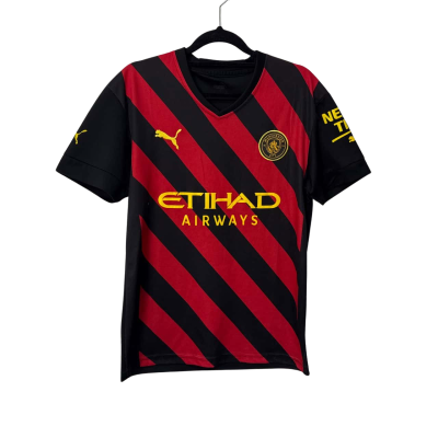 Manchester City teen Size M men’s / XS Jersey Black  / Maroon 