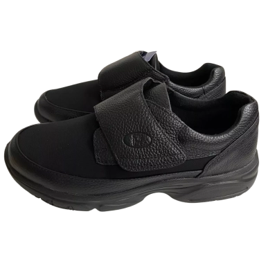 Propét Mens Size 9.5  Four Points Comfort Shoes Black 